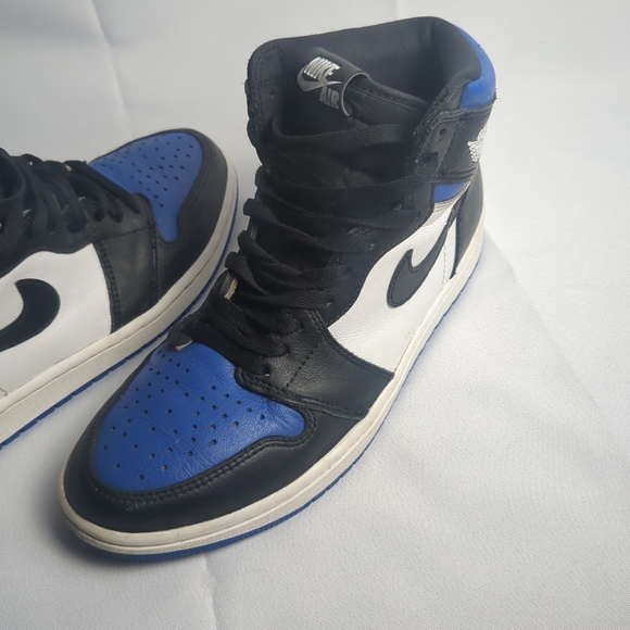 Nike Jordan 1 royal toe blue sz8.5 - Picture 2 of 16